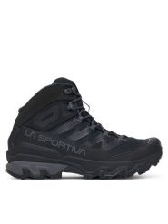 La Sportiva Trekkingi Ultra Raptor 3 Mid Gtx ZFHS109 Czarny. Czarne botki męskie La Sportiva, bez wzorów, z materiału, bez obcasa, bez zapięcia. Za 999.99 zł.