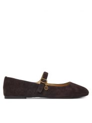 MICHAEL Michael Kors Baleriny Nellie 40F6NLFP1S Brązowy. Brązowe balerinki damskie MICHAEL Michael Kors, bez wzorów, ze skóry, bez obcasa, bez zapięcia. Za 569.99 zł.