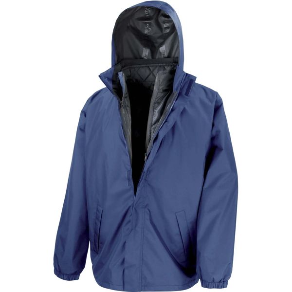 Parka Result Core. Niebieskie parki damskie RESULT, m, bez wzorów, z poliesteru, eleganckie, bez kołnierzyka, bez kaptura. Za 233.90 zł.