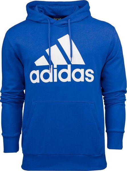 Adidas Bluza męska adidas Essentials French Terry Big Logo Hoodie niebieska IC9366 M. Niebieskie bluzy męskie Adidas, m, bez wzorów, bez ramiączek, bez kaptura. Za 204.11 zł.