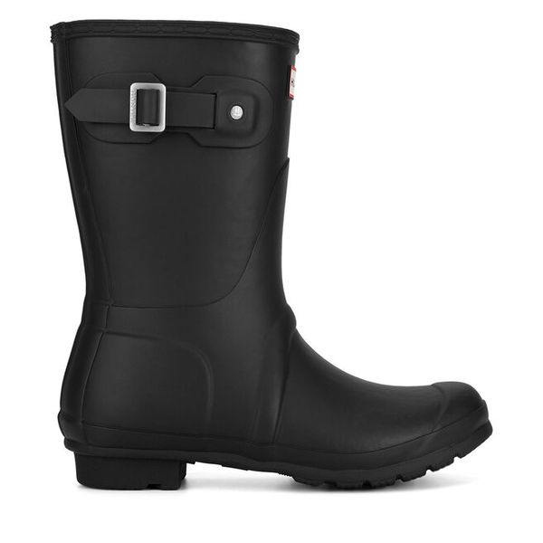 Kalosze Hunter. Czarne kalosze damskie Hunter, bez wzorów, bez zapięcia. Za 429.99 zł.