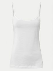 JOOP! Top 30042651 Biały Regular Fit. Białe topy damskie JOOP!, bez wzorów, z bawełny, bez kołnierzyka, bez ramiączek. Za 109.99 zł.