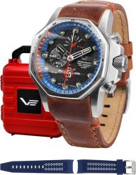 Zegarek Vostok Europe Zegarek męski Vostok Europe YM86-640A696 brązowy. Brązowe zegarki męskie Vostok Europe, bez wzorów. Za 4,320.00 zł.