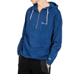 Kurtka turystyczna męska Champion Blouson. Niebieskie kurtki męskie Champion, m, bez wzorów, z poliesteru, sportowe, bez kaptura. Za 282.70 zł.