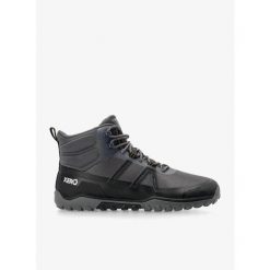 Buty turystyczne męskie Xero Shoes Scrambler Trail Mid. Czarne buty zimowe męskie XERO SHOES, bez wzorów, bez obcasa, bez zapięcia. Za 497.99 zł.
