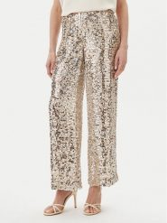 Bruuns Bazaar Spodnie materiałowe Brinna BBW4390 Srebrny Loose Fit. Szare spodnie materiałowe damskie Bruuns Bazaar, bez wzorów, z materiału. Za 449.99 zł.