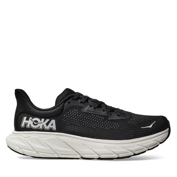 Buty do biegania Hoka. Czarne obuwie sportowe damskie HOKA, bez wzorów, bez zapięcia, do biegania. Za 529.99 zł.