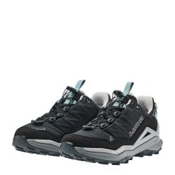 Półbuty LOWA MADDOX PRO GTX LO SL Ws. Niebieskie obuwie trekkingowe damskie Lowa, z gore-texu, bez zapięcia. Za 888.05 zł.