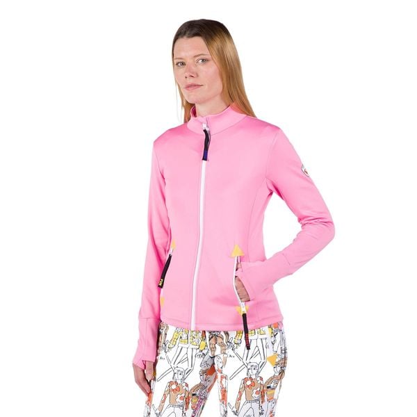 Bluza narciarska damska Rossignol Climi. Żółte bluzy damskie Rossignol, l, bez wzorów, z elastanu, sportowe, bez ramiączek, bez kaptura. Za 919.99 zł.