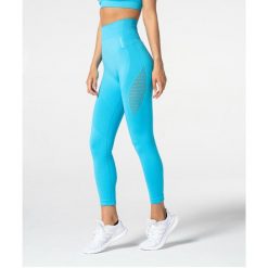 Legginsy bezszwowe damskie Carpatree Phase Seamless. Niebieskie legginsy damskie Carpatree, bez wzorów. Za 49.99 zł.