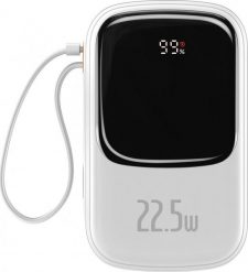 Powerbank Baseus Qpow Digital Display USB-C 20000mAh Biały. Białe powerbanki Baseus. Za 119.99 zł.