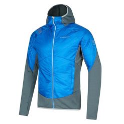 Kurtka trekkingowa męska La Sportiva Cambrenas 2.0 Hybrid. Czerwone kurtki męskie La Sportiva, m, bez wzorów, z elastanu, sportowe, bez kaptura. Za 575.00 zł.