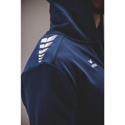 Niebieska kurtka z kapturem Erima Cmpt Wings. Niebieskie kurtki męskie Erima, m, bez wzorów, z materiału, z kapturem. Za 296.15 zł.