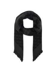 Guess Chusta AW5657 POL03 Szary ciemny. Szare rękawiczki damskie Guess, z aplikacjami, z poliesteru. Za 194.99 zł.
