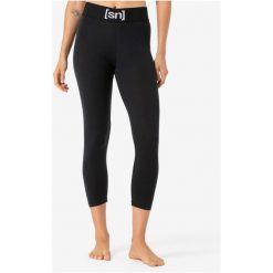 Spodnie termoaktywne 3/4 damskie SUPER.NATURAL Tundra 175 Tight 3/4. Czarne bielizna sportowa damska super.natural, xs, bez wzorów. Za 299.99 zł.