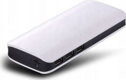 Powerbank Techonic 3U 20000mAh Biało-czarny. Białe powerbanki Techonic. Za 42.75 zł.