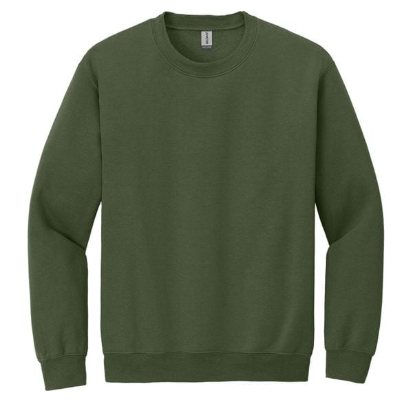 Bluza Rozpinana Z Grubej Mieszanki Dla Dorosłych Unisex. Zielone bluzy męskie GILDAN, m, bez wzorów, bez ramiączek, bez kaptura. Za 81.99 zł.