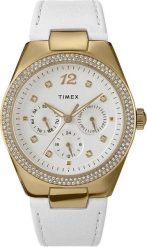Zegarek Timex Zegarek damski Timex TW2V80500 CYRKONIE biały. Białe zegarki damskie Timex. Za 489.00 zł.