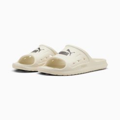 Klapki unisex Puma DIVECAT DRY beżowe 40485402 r 39. Brązowe klapki damskie Puma, bez wzorów, bez zapięcia. Za 177.89 zł.