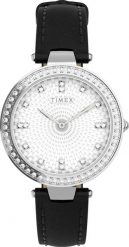 Zegarek Timex Zegarek damski Timex TW2V45200 CYRKONIE czarny. Czarne zegarki damskie Timex. Za 439.00 zł.