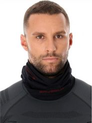 Brubeck Chusta wielofunkcyjna męska Merino czarna r. S/M (KM10360). Czarne szaliki męskie Brubeck, bez wzorów. Za 87.99 zł.
