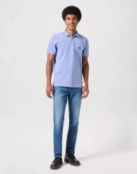 WRANGLER RIVER TREASURES MĘSKIE SPODNIE JEANSOWE JEANSY DŻINSY BLUE 112350858 W17T018015. Niebieskie jeansy męskie Wrangler, z jeansu. Za 229.99 zł.