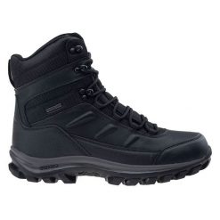 Buty trekkingowe zimowe męskie Elbrus Spike Mid Wp - czarne, Rozmiar buta 41. Czarne trekkingi męskie ELBRUS, na zimę, bez zapięcia. Za 249.99 zł.
