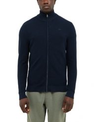 Męski Sweter Mustang Style Escondido Dark Sapphire 1016847 4136. Niebieskie swetry męskie Mustang, l, bez wzorów, bez kołnierzyka, bez ramiączek. Za 169.99 zł.