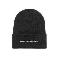 Czapka Flexfit What If Wooly Combed. Czarne czapki damskie FLEXFIT, bez wzorów. Za 145.00 zł.