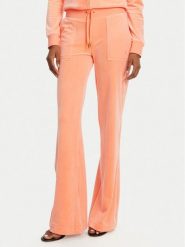 Juicy Couture Spodnie dresowe Layla JCSEBJ001 Pomarańczowy Flared Leg. Brązowe spodnie dresowe damskie Juicy Couture, bez wzorów, z dresówki. Za 269.99 zł.