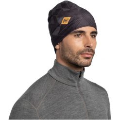 Czapka BUFF ECOSTRETCH BEANIE MICOR. Czarne czapki damskie Buff, bez wzorów. Za 106.32 zł.