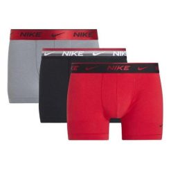 Bokserki Nike Trunk 3pk KE1008 1L9. Białe bokserki męskie Nike, bez wzorów. Za 160.74 zł.