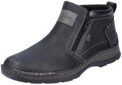 Rieker Shoes Czarne 41 (05357-00). Czarne buty sportowe męskie Rieker, bez wzorów, bez zapięcia. Za 355.91 zł.