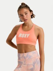 Roxy Biustonosz sportowy Everyday Flow ERJKT04337 Pomarańczowy. Brązowe koszulki sportowe damskie Roxy, m, bez wzorów, z syntetyku, bez ramiączek, na fitness i siłownię. Za 149.99 zł.