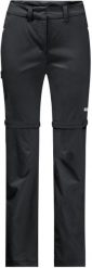 Jack Wolfskin Overland Zip Away Pants W 1506133-6000 Czarne 38. Czarne spodnie sportowe damskie Jack Wolfskin, bez wzorów, sportowe. Za 289.47 zł.