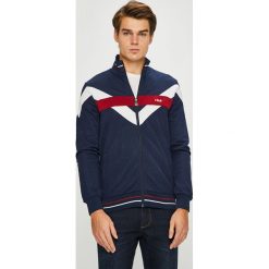 Fila - Bluza. Niebieskie bluzy męskie Fila, m, bez wzorów, z bawełny, bez ramiączek, bez kaptura. W wyprzedaży za 239.90 zł.