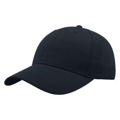 Czapka Baseballowa Zoom Sports 6panelowa. Czarne czapki damskie ATLANTIS, bez wzorów, z bawełny. Za 41.99 zł.