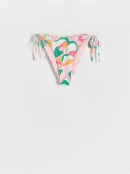Dół bikini - jasnozielony. Zielone stroje kąpielowe damskie Reserved, l, bez wzorów. W wyprzedaży za 12.99 zł.