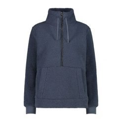 Kobieca bluza półzipowana CMP. Czarne bluzy damskie CMP, na zimę, bez wzorów, bez ramiączek, bez kaptura. Za 340.00 zł.