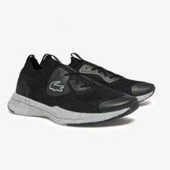 Buty do chodzenia damskie Lacoste Neo Run. Czarne obuwie trekkingowe damskie Lacoste, z gumy, bez zapięcia. Za 267.00 zł.