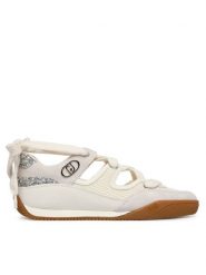 Liu Jo Półbuty Lewis 03 BA6037 TX306 Écru. Półbuty damskie Liu Jo, bez wzorów, z materiału, bez obcasa, na płaskiej podeszwie, bez zapięcia. Za 639.99 zł.