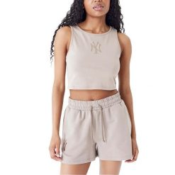 Top Nowy Zbiornik Upraw Mlb Le Era Neyyan Abrabr Damskie. Brązowe topy damskie New Era, l, bez wzorów, z bawełny, sportowe, bez kołnierzyka, bez ramiączek. W wyprzedaży za 91.65 zł.