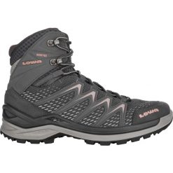 Buty trekkingowe damskie Lowa Innox Pro Mid Gtx. Czerwone obuwie trekkingowe damskie Lowa, z materiału, za kostkę, bez zapięcia. Za 872.69 zł.