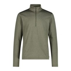 Sweter z golfem CMP. Zielone swetry męskie CMP, l, bez wzorów, z materiału, eleganckie, bez kołnierzyka, bez ramiączek. Za 253.00 zł.