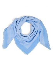 HUGO Szalik - Alycia Kobiety Modal niebieski|biały, ONE SIZE. Białe szaliki damskie Hugo, bez wzorów, z bawełny. Za 259.95 zł.