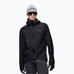 Kurtka przeciwdeszczowa męska NORRONA Falketind Gore-Tex. Czarne kurtki męskie NORRONA, m, bez wzorów, z gore-texu, bez kaptura. Za 2,479.00 zł.
