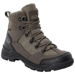 Buty trekkingowe męskie Jack Wolfskin Cold Bay Mid Texapore. Czarne buty zimowe męskie Jack Wolfskin, z materiału, bez zapięcia. Za 565.00 zł.