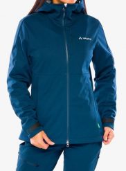 Kurtka softshell damska Vaude All Year Elope Softshell Jacket II. Niebieskie kurtki sportowe damskie Vaude, l, bez wzorów, z materiału, bez ramiączek, bez kaptura, trekkingowe. Za 692.99 zł.