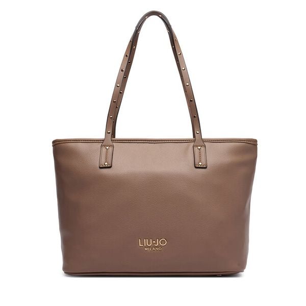 Torebka Liu Jo. Brązowe shopperki damskie Liu Jo, bez wzorów, bez dodatków. Za 499.99 zł.