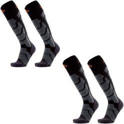 Skarpety ski dla dorosly Therm-ic Ski Insulation zestaw 2 par wysokosc kolano. Czarne skarpetki damskie THERM-IC, bez wzorów. Za 199.00 zł.